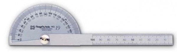 วัดมุม วัดองศา สแตนเลสปัดเงา SK No.19 (PRT-19) Protractor