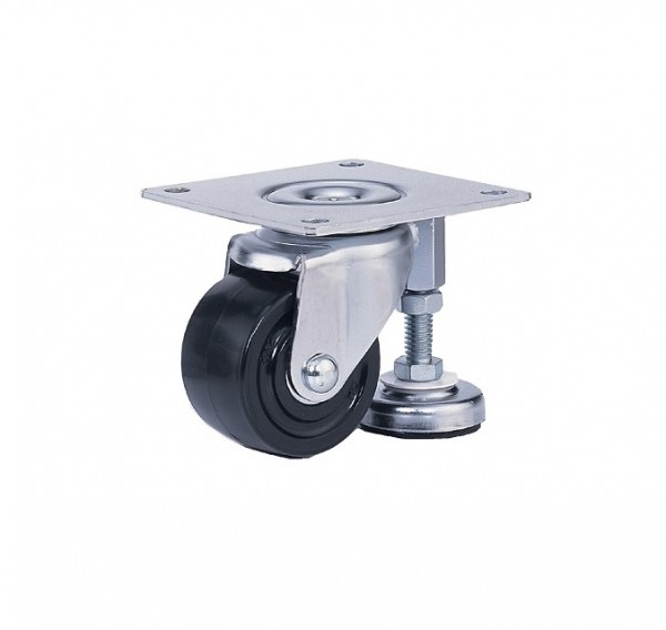 Caster With Leveling Glides
