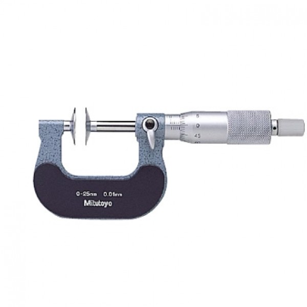 Disk Micrometer Mitutoyo ไมโครมิเตอร์หัววัดแบบจานกว้าง 20มม