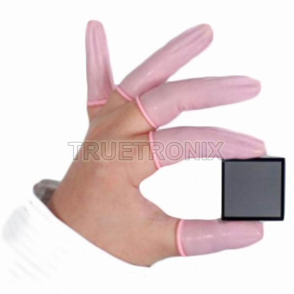 Anti-Static Finger Cots ถุงนิ้วยางสีชมพู