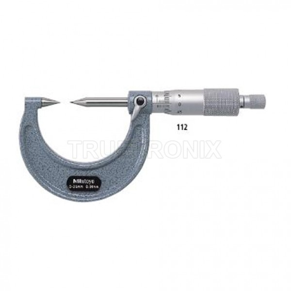 Mitutoyo 112-153 Point Micrometers ไมโครมิเตอร์วัดนอกแบบปลายแหลม