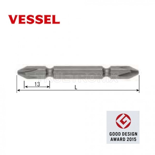 Double End Bit (Magnetized) No.M-A14