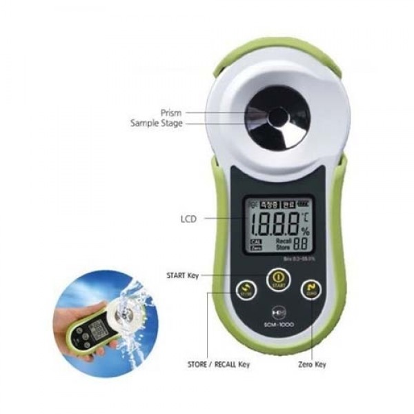 Digital Refractometer เครื่องวัดความหวานผลไม้ วัดความหวานไวน์