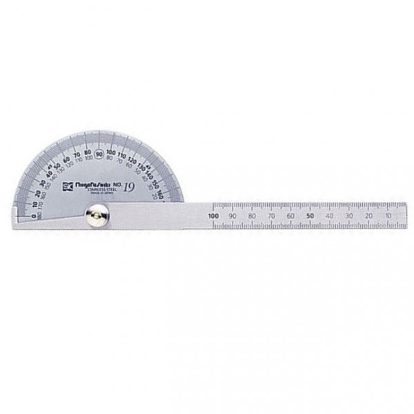 Protractor No.19 Satin finish