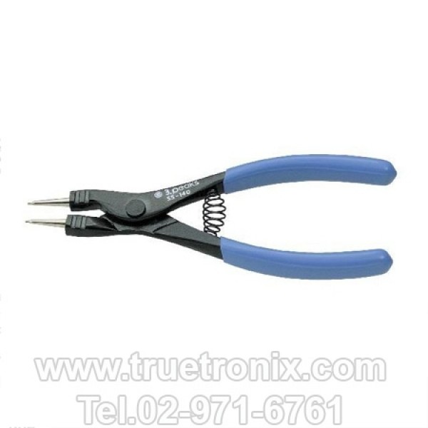 3.Peak SS-140 Snap Ring Pliers คีมถ่างแหวนปากตรง