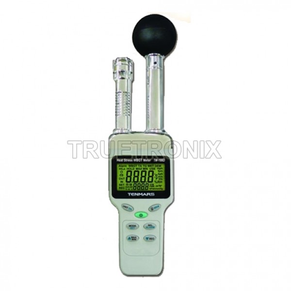 เครื่องวัดอุณหภูมิพร้อมบันทึก TM-188D Heat Stress WBGT Meter