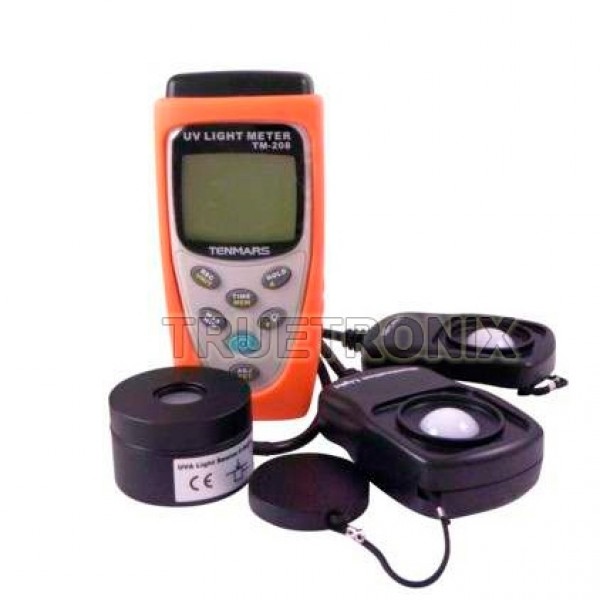 Tenmars TM-208 Datalogging 3 in 1 UVA Light Meter มิเตอร์วัดแสงและเก็บข้อมูล