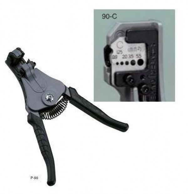 P-90-C WIRE STRIPPERS คีมปอกสายออโตเมติก