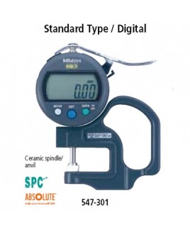 Mitutoyo 547-301 เครื่องวัดความหนาแผ่นพลาสติกแผ่นกระดาษ