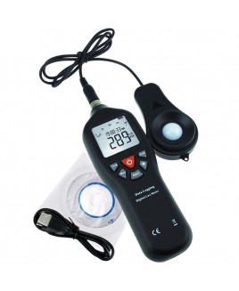 Lux Meter 0-200,000 with datalogger เครื่องวัดแสงพร้อมบันทึกข้อมูล