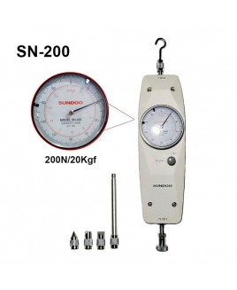 SN-200 เครื่องวัดแรงดึงแรงกด 200N/20kgf Analog Push Pull gauge