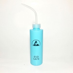 ESD Dispensing Bottle Bent Nozzle ขวดจ่ายน้ำยาปลายงอกันไฟฟ้าสถิต