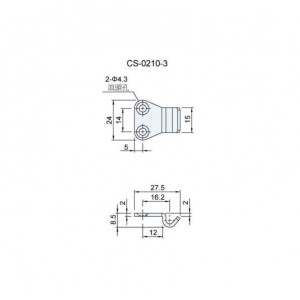 Applicable Latch Keepers CS-0210-3 - Vertical Keeper