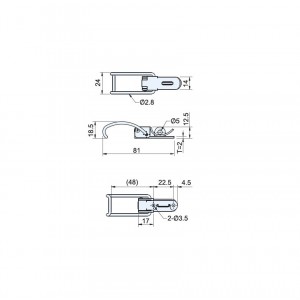 Draw Latches (Spring Loaded Type) CS-04007