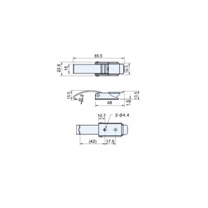 Draw Latches (Spring Loaded Type) CS(T)-08300
