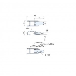 Draw Latches (Spring Loaded Type) CS(T)-1113 series