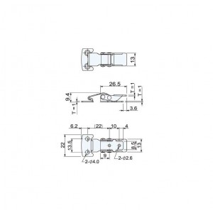 Draw Latches (Spring Loaded Type) CS-29000