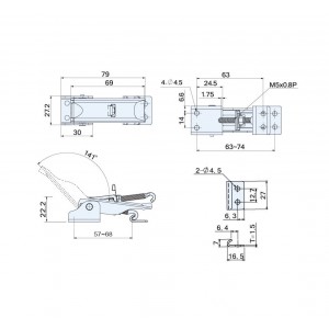 Draw Latches CS(T)-21227 - Assistance Latch