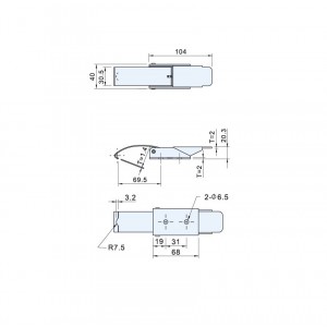 Draw Latches (Spring Loaded Type) CT-0810