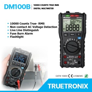 มัลติมิเตอร์ DM100B Digital Multimeter True RMS 10000 Counts