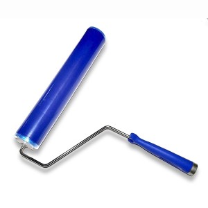 Blue Sticky Roller ลูกกลิ้งดูดฝุ่นสีน้ำเงินกันไฟฟ้าสถิต 12 นิ้ว