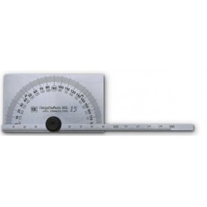 วัดมุมสแตนเลส 180 องศา Stainless Protractor SK No15