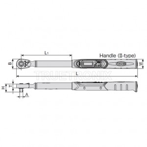 T6DT500H ประแจวัดทอร์ค 100-500Nm Digital Torque Wrench