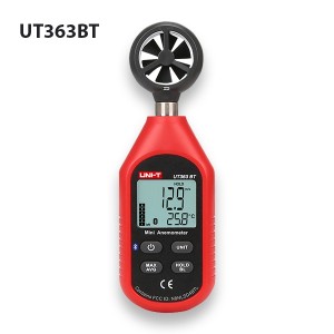 UT363BT เครื่องวัดความเร็วลม Mini Anemometers 