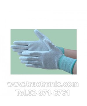 ESD PU Palm Gloves With Cabon Fiber ถุงมือกันไฟฟ้าสถิตย์เคลือบ