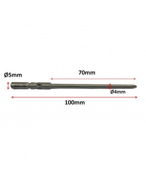 ดอกไขควงทอร์ค PH2 Round Shank Screwdriver Magnetic Bits