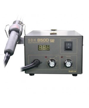 SBK850D Soldering Station Hot Air Gun Temperature
