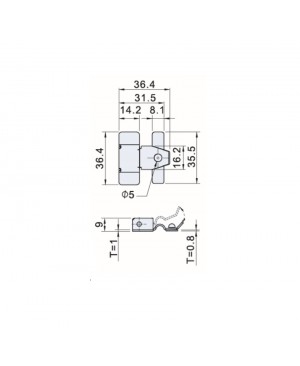 Lift-and-Raise Latches C-1621