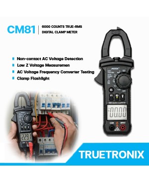 แคลมป์มิเตอร์ CM81 6000 Counts True-RMS Digital Clamp Meter