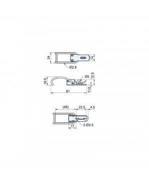 Draw Latches (Spring Loaded Type) CS-04007