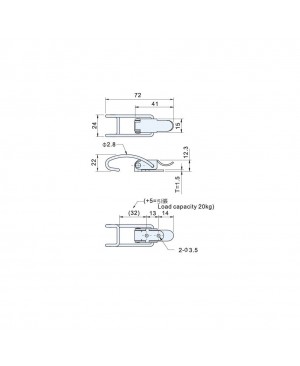 Draw Latches (Spring Loaded Type) CS(T)-1113 series