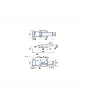 Draw Latches (Spring Loaded Type) CS(T)-27 series