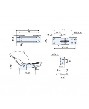 Draw Latches (Adjustable Type) CS(T)-21217