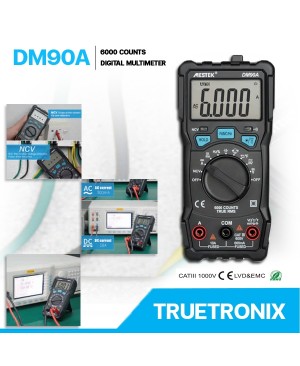 มัลติมิเตอร์ DM90A 6000 Counts Digital Multimeter 