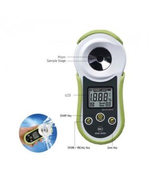 Digital Refractometer เครื่องวัดความหวานผลไม้ วัดความหวานไวน์