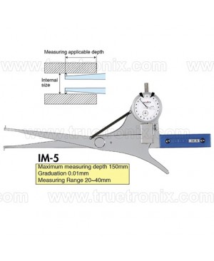 TECLOCK IM-5 Internal Dial Caliper Gauge 20-40 เกจวัดระยะภายในท่อ