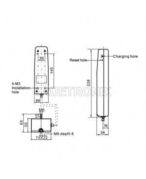 SH-500B Digital Push Pull Force Gauge เครื่องวัดแรงดึงแรงกดแบบดิจิตอล