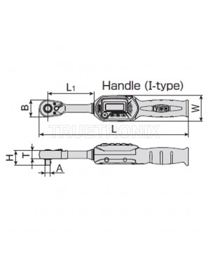 T3DT85H ประแจวัดแรงบิดดิจิตอล 17-85Nm Digital Torque Wrench