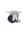 Caster With Leveling Glides