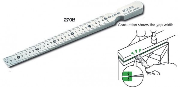 Taper Gage 270B แผ่นวัดขนาดรู