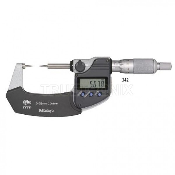 Digital Point Micrometers 342 ดิจิตอลไมโครมิเตอร์ปลายแหลมคาร์ไบด์