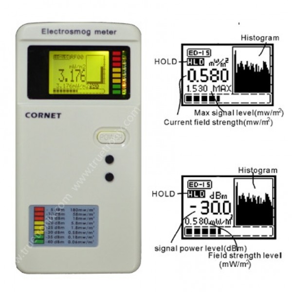 เครื่องวัดคลื่นโทรศัพท์-คลื่นแม่เหล็กไฟฟ้า RF Power Meter 100MHz-3GHz