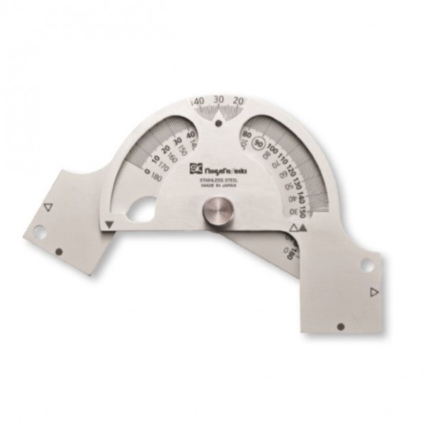 AP-130 เกจวัดแนวเชื่อม 0-180 องศา ANGLE PROTRACTOR