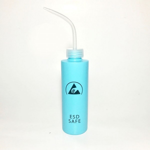 ESD Dispensing Bottle Bent Nozzle ขวดจ่ายน้ำยาปลายงอกันไฟฟ้าสถิต