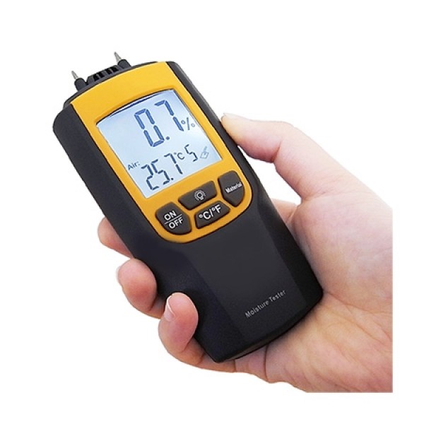 Wood Moisture Meter เครื่องวัดความชื้นไม้และอุณหภูมิในเนื้อไม้