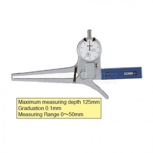 External Dial Caliper Gauge 0-50/125mm